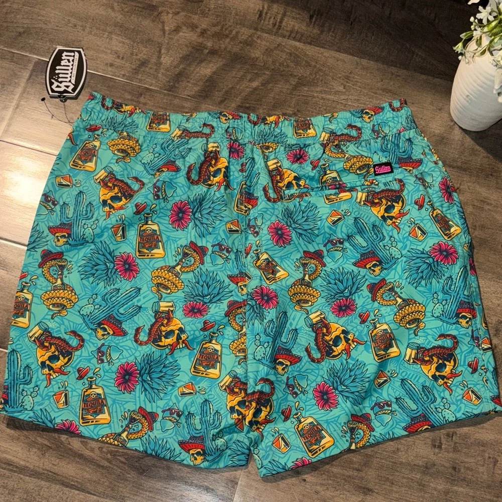 Sullen Men's Tequila Party Multi Colored Board Shorts - Picture 11 of 11
